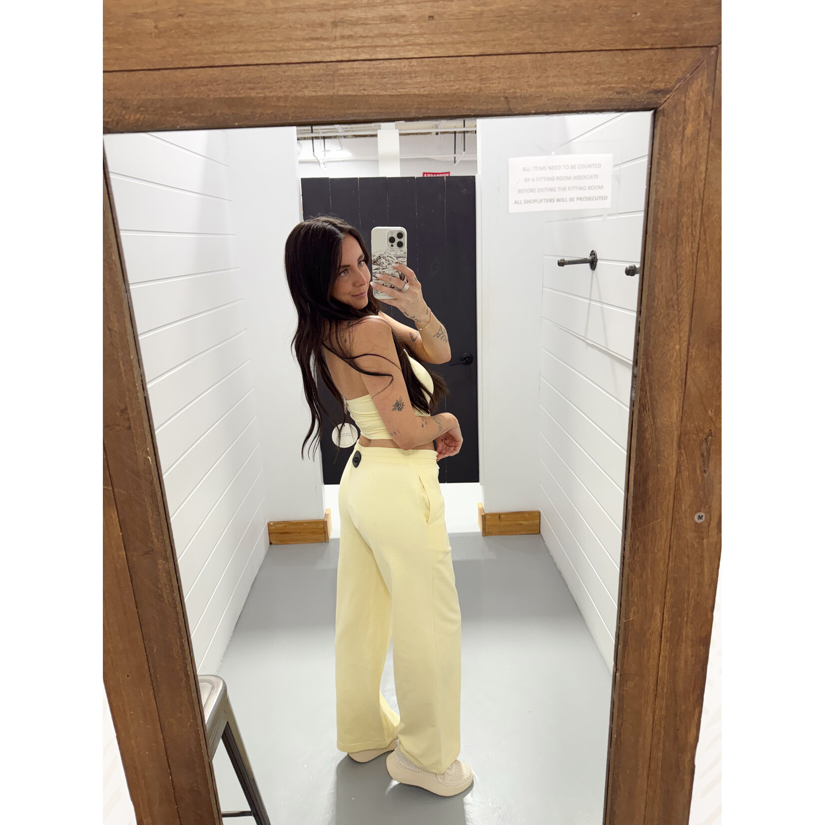 Mid Rise Wide Leg Sweatpants