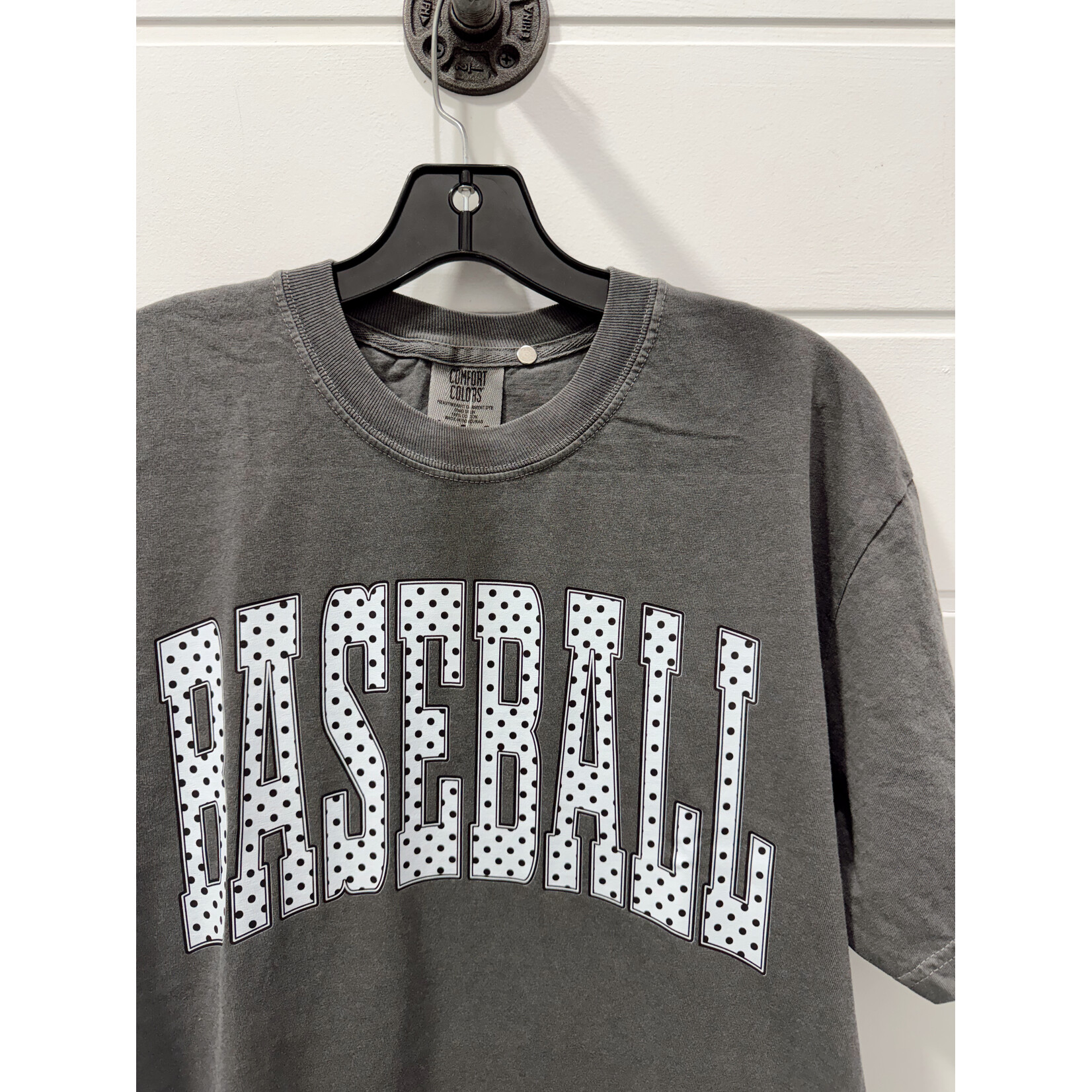 comfort colors Polka Dot Baseball Tee