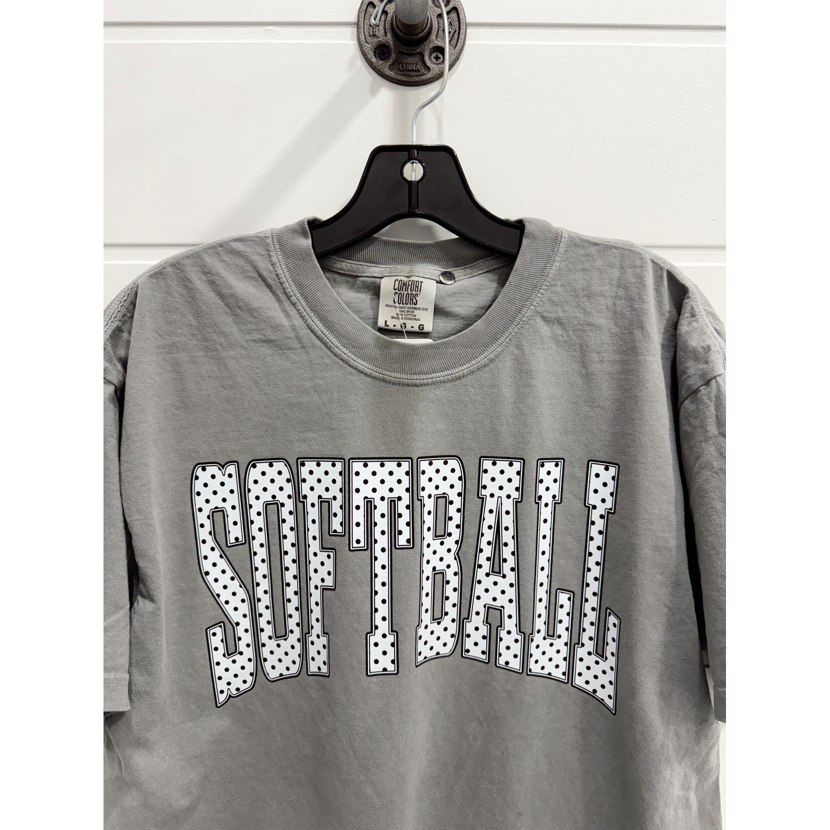 comfort colors Polka Dot Softball Tee