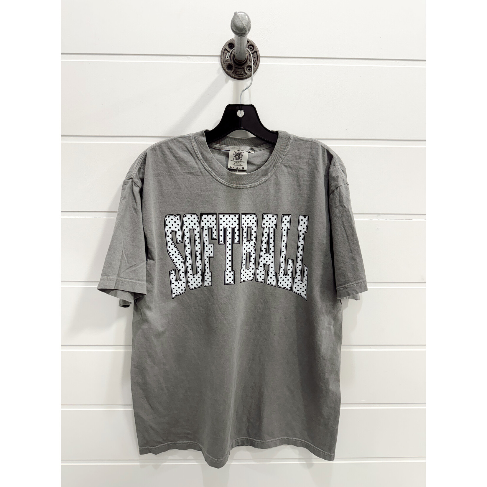 comfort colors Polka Dot Softball Tee
