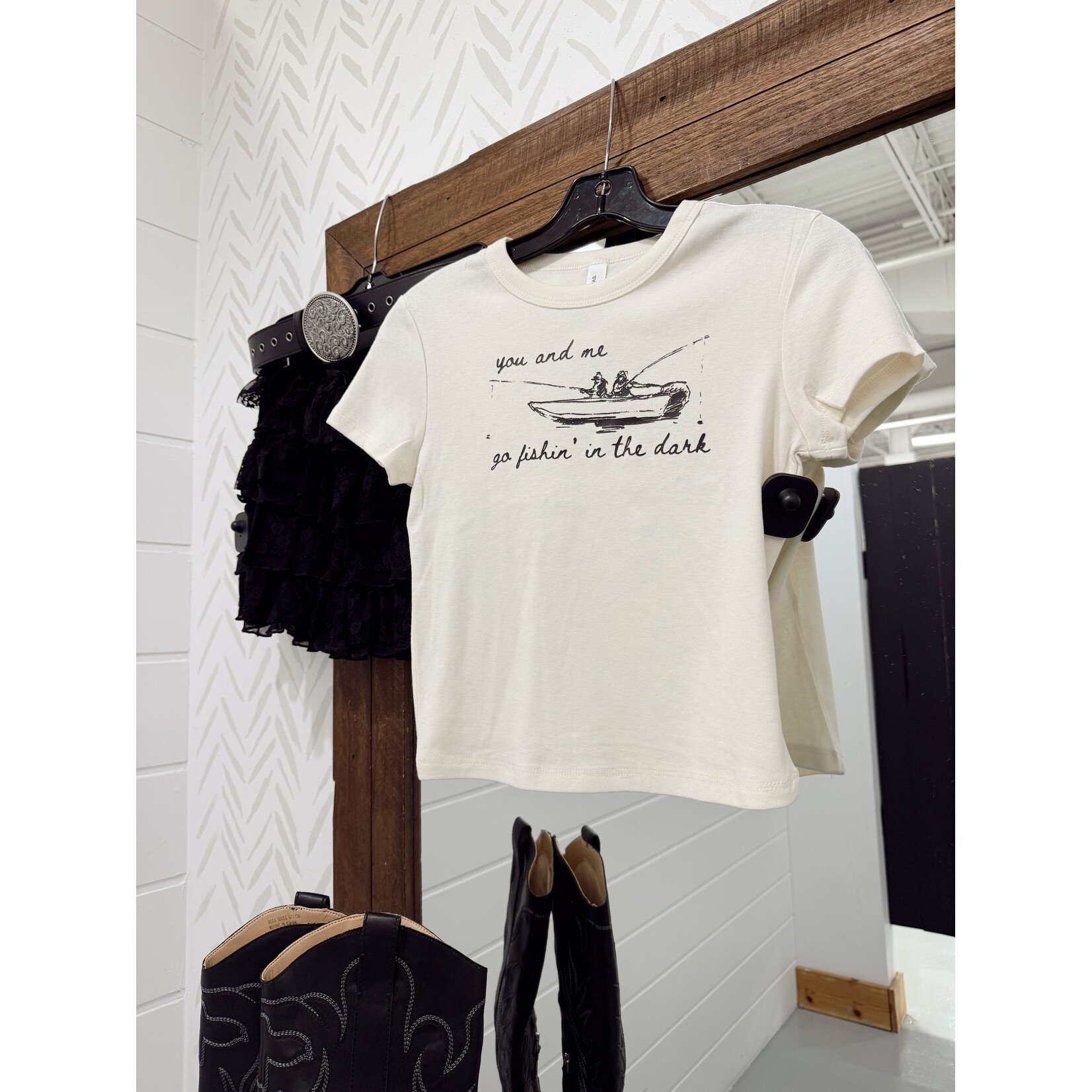 Bella+Canvas Fishin' in the Dark Baby Tee