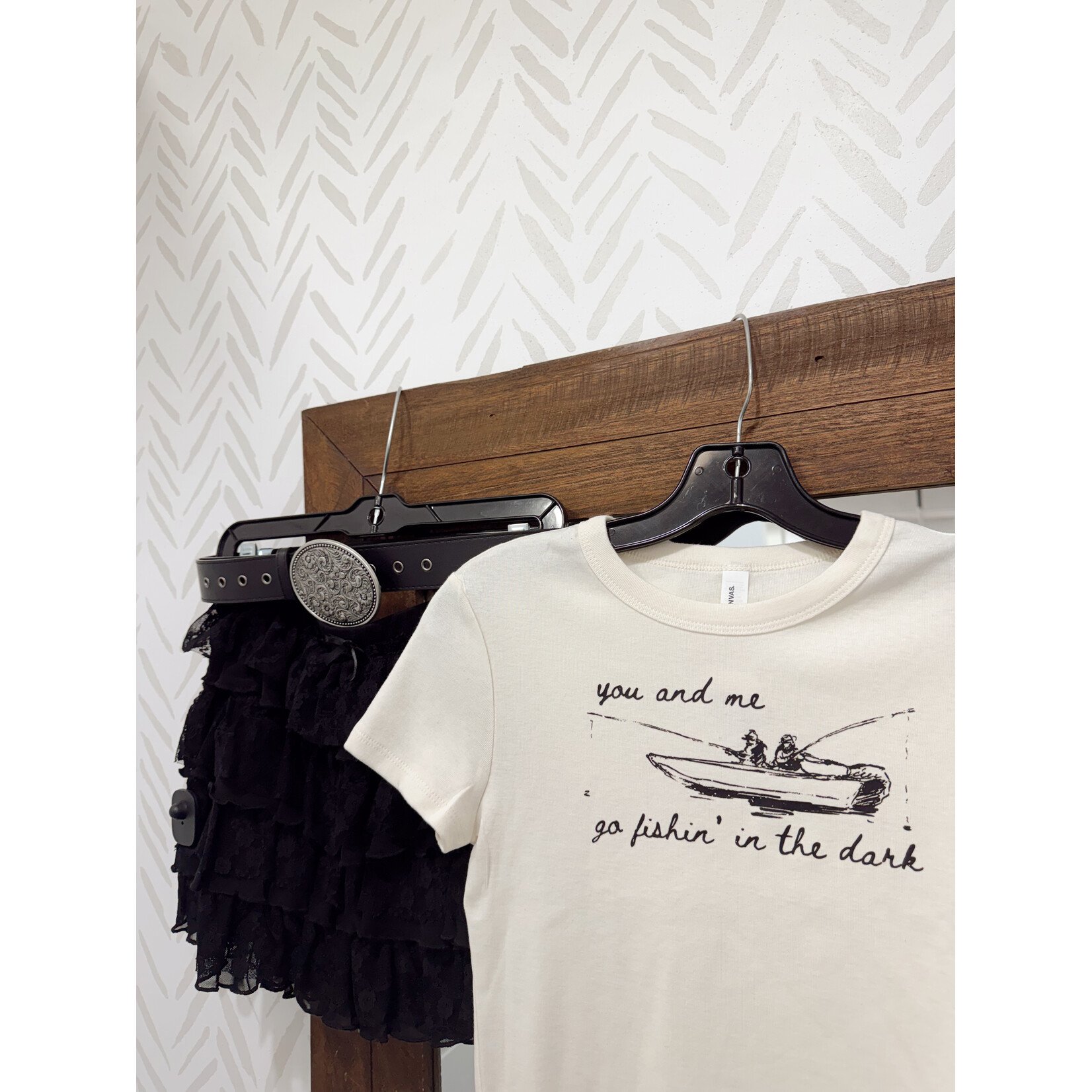 Bella+Canvas Fishin' in the Dark Baby Tee