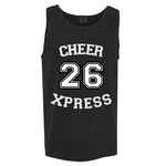 comfort colors Cheer Xpress Black ASW 26 Tank