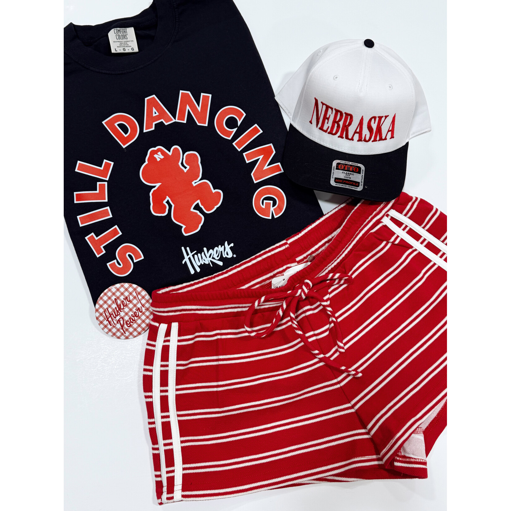comfort colors Huskers Still Dancing Tee