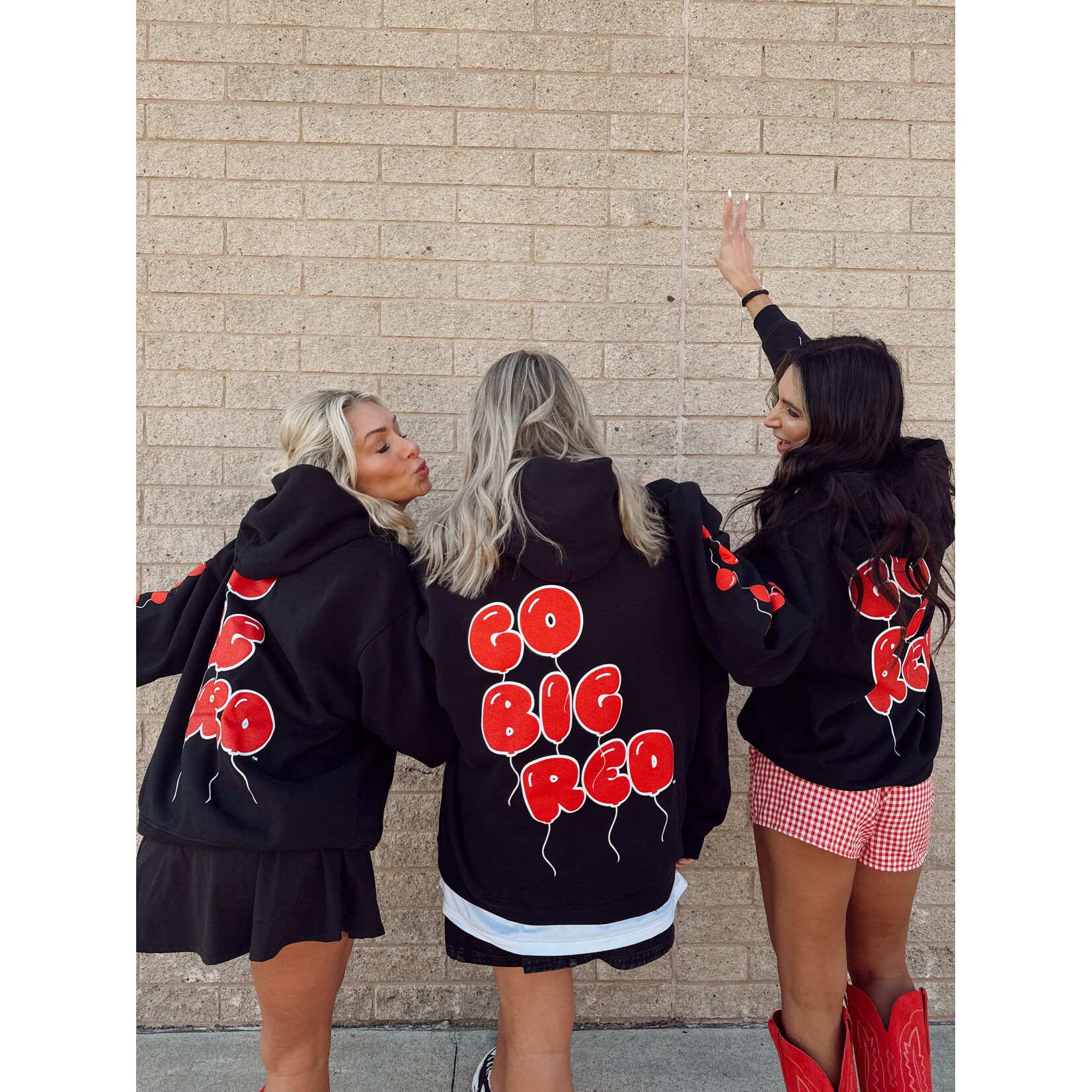 Cotton Collective Go Big Red Balloon Hoodie