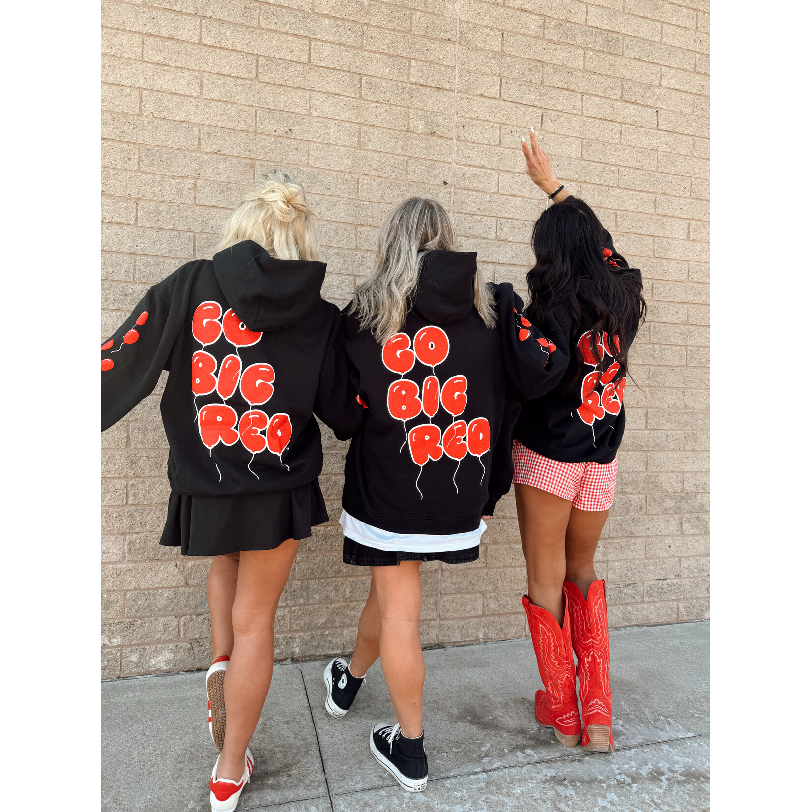 Cotton Collective Go Big Red Balloon Hoodie