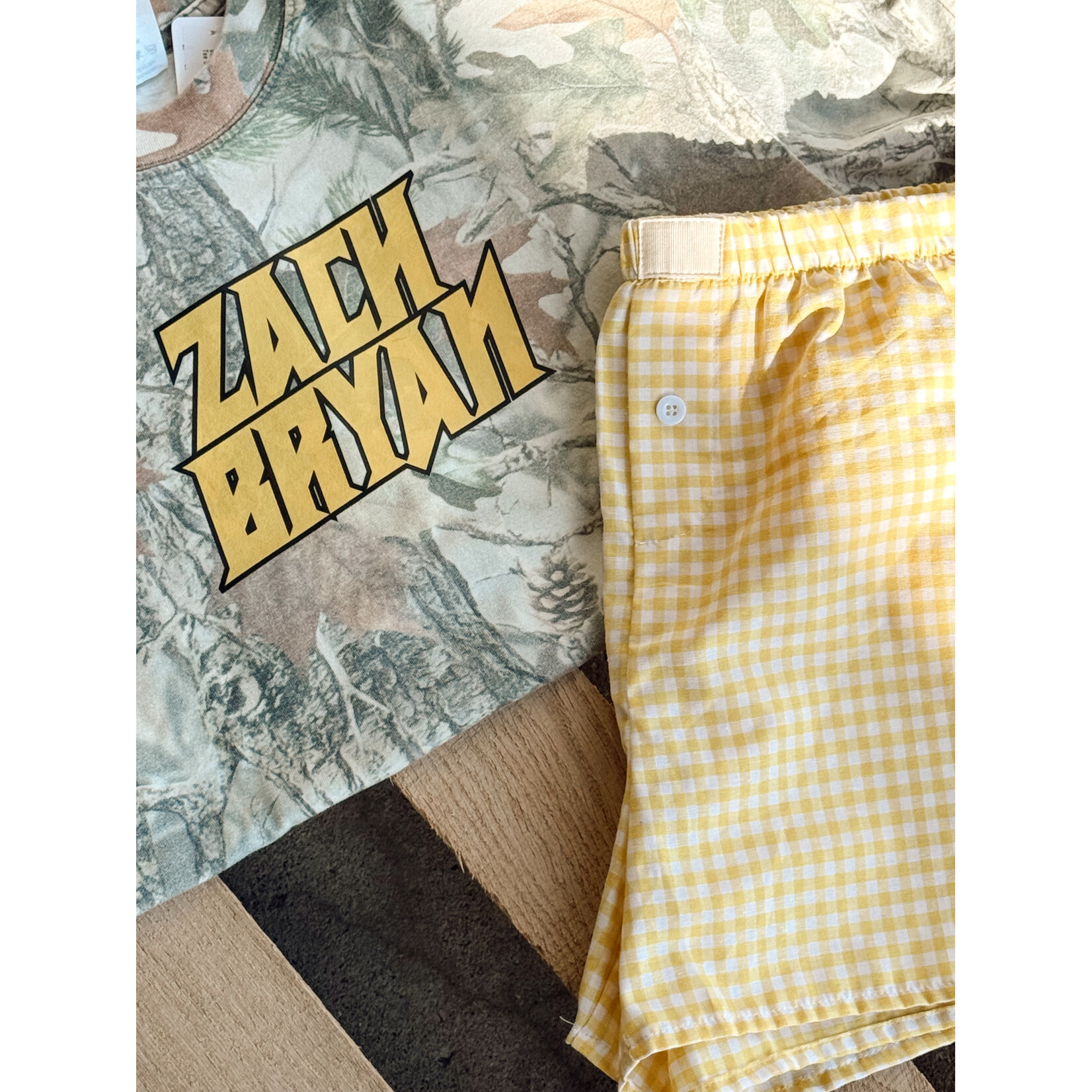 Cotton Collective Zach Bryan Vintage Camo Tee