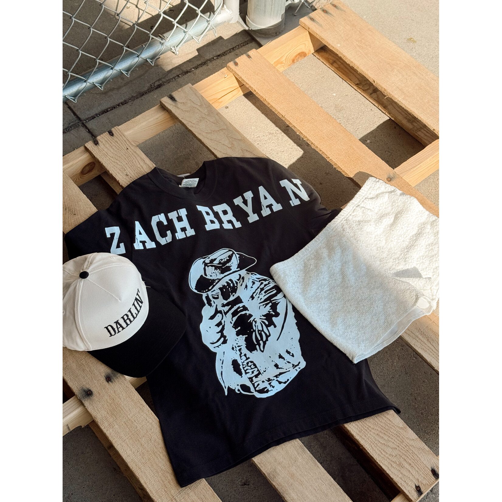 comfort colors Zach Bryan Bold Front Tee