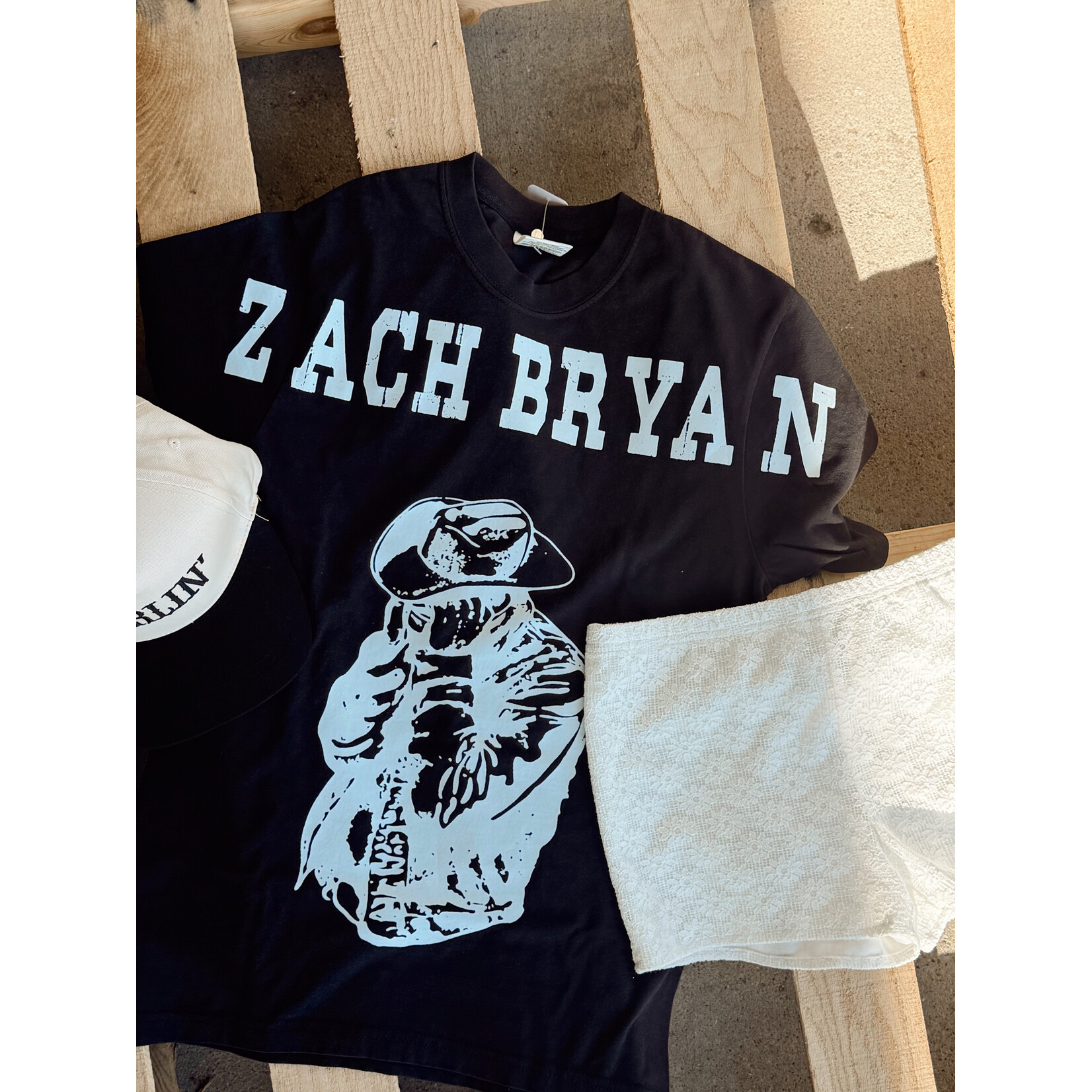 comfort colors Zach Bryan Bold Front Tee