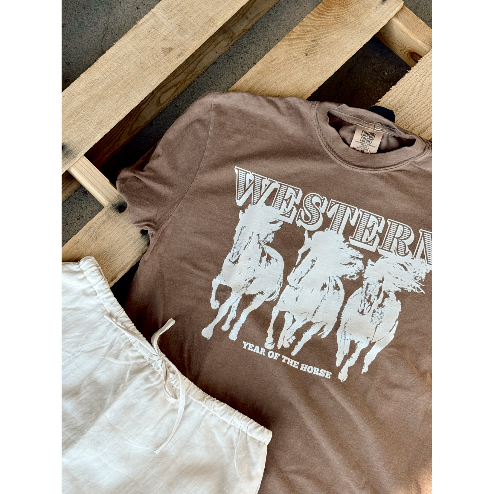 comfort colors Western Year of the Horse Tee