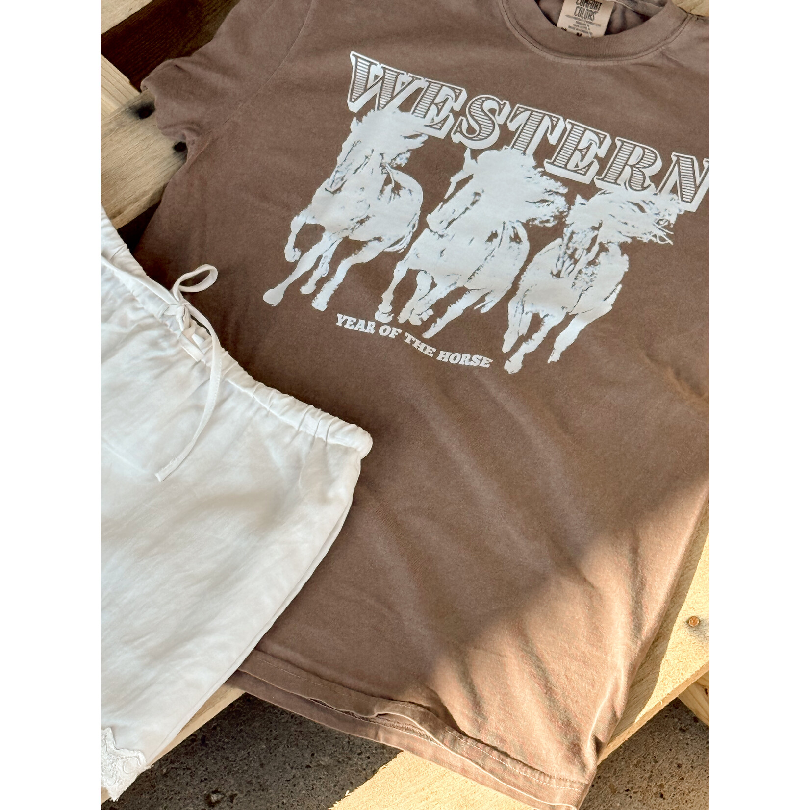 comfort colors Western Year of the Horse Tee