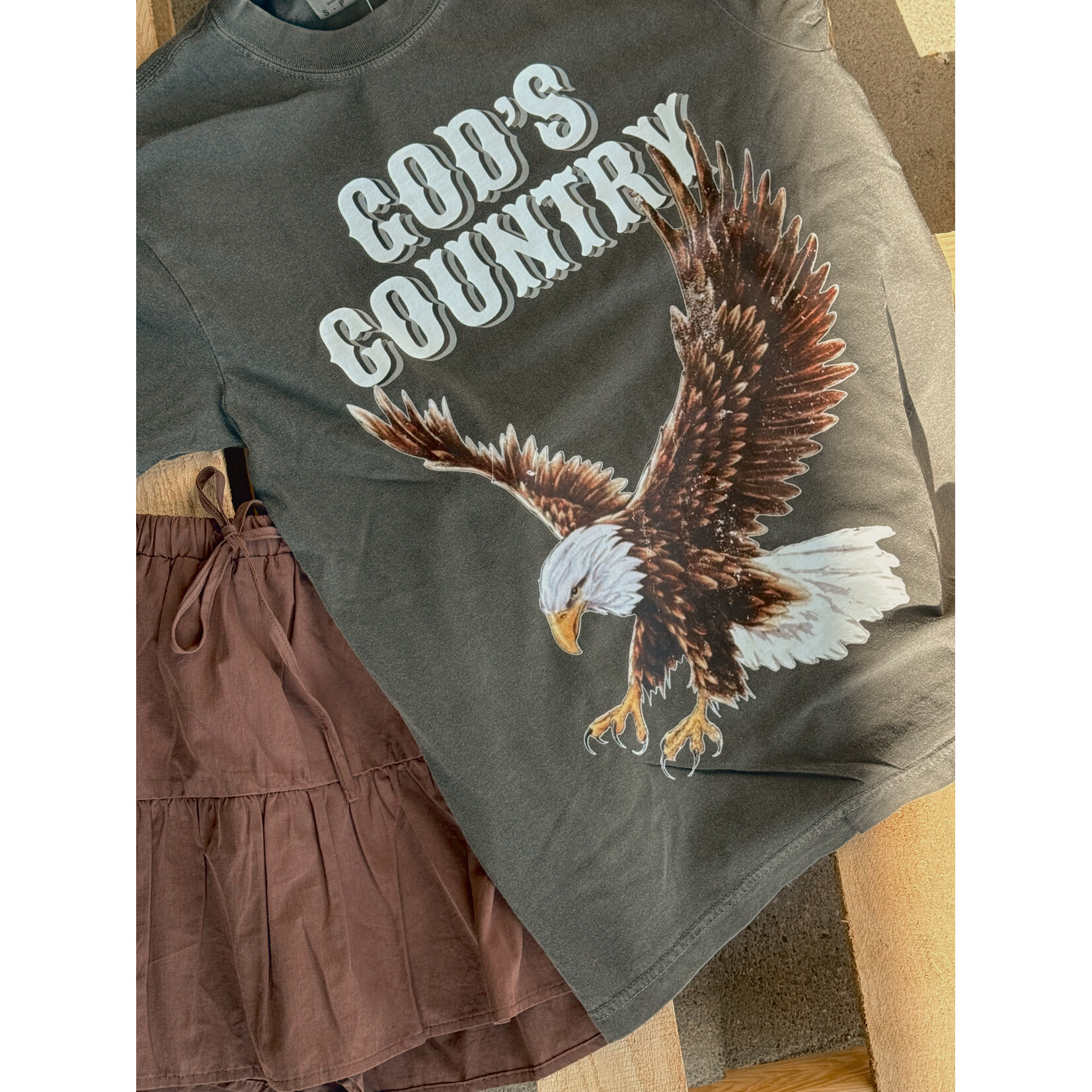 comfort colors God's Country Eagle Tee
