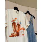 comfort colors Nebraska Boots Tee