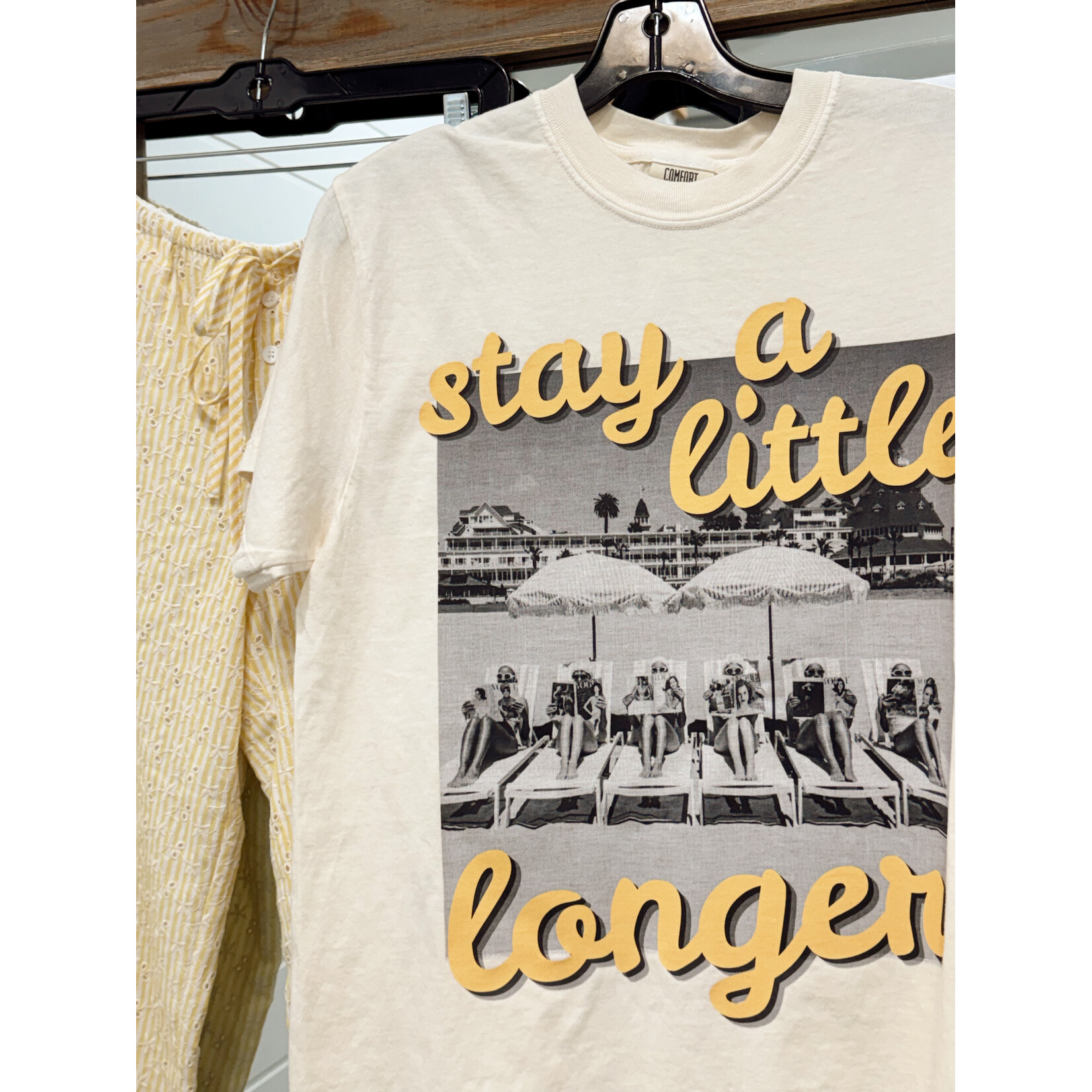 comfort colors Stay a Little Longer Tee