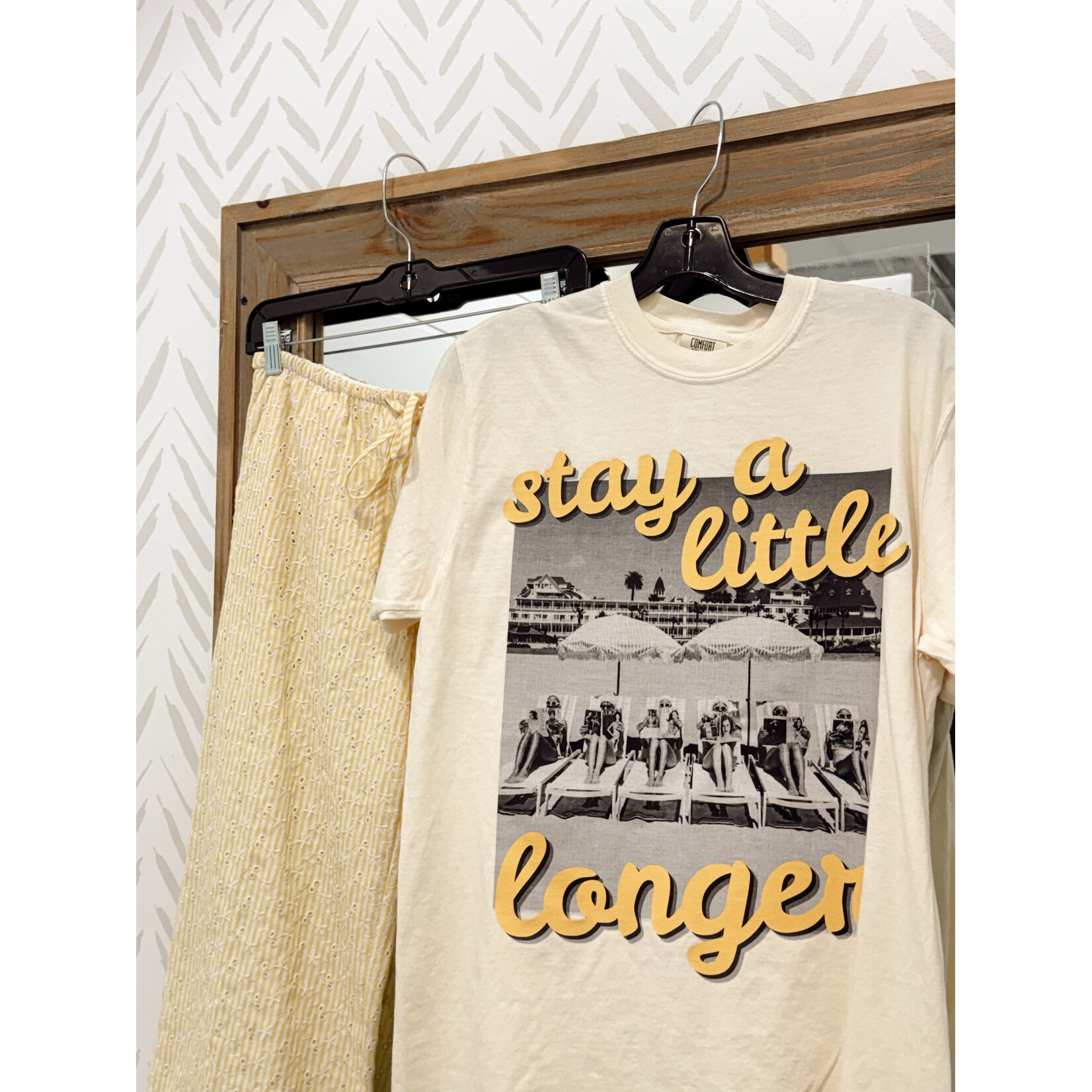 comfort colors Stay a Little Longer Tee