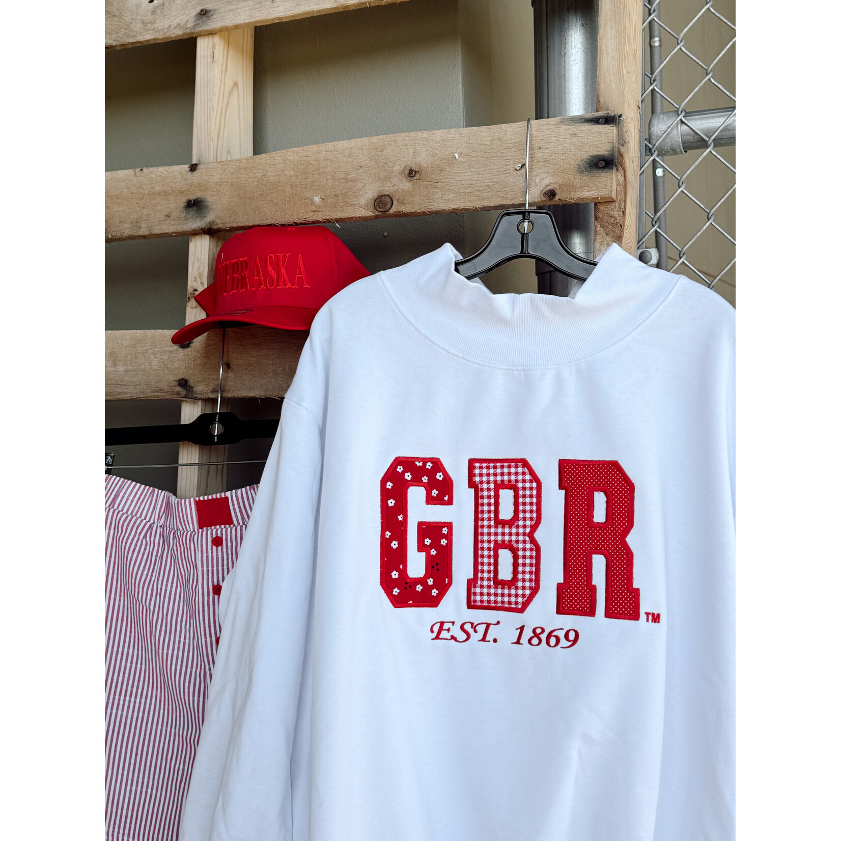 GBR Est. 1869 Patchwork Mockneck