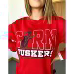 Gildan Cornhusker Box Red Crew