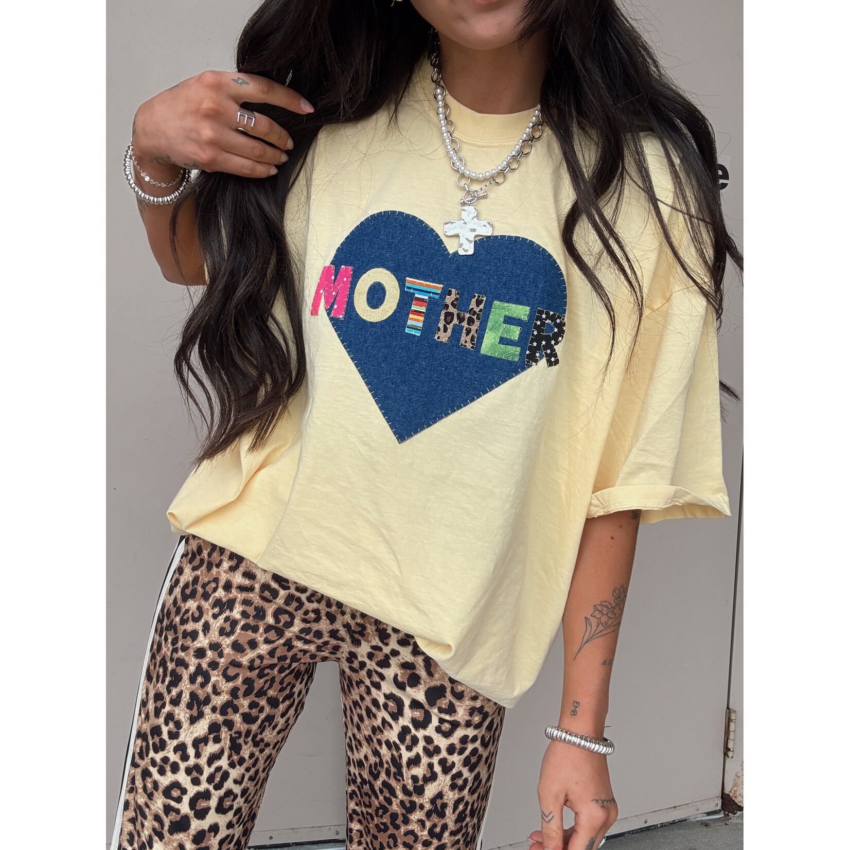 Mother in Denim Heart Tee