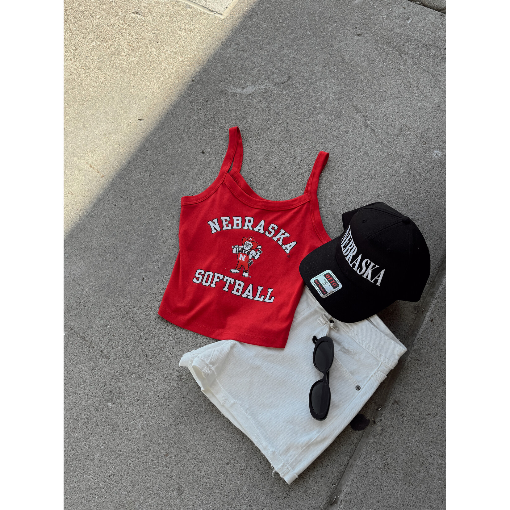 Bella+Canvas Nebraska Softball Tank