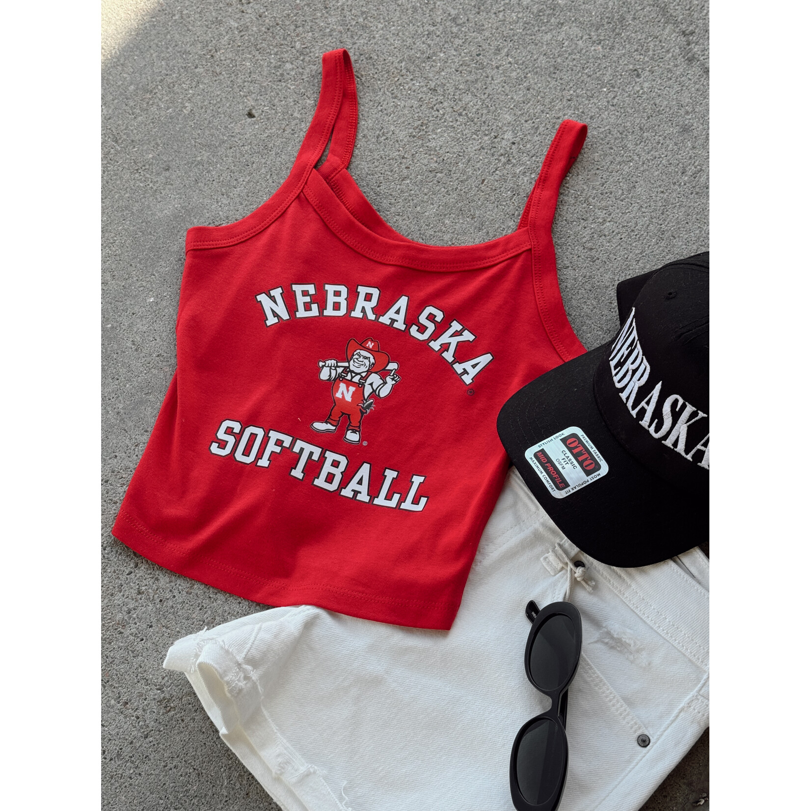 Bella+Canvas Nebraska Softball Tank
