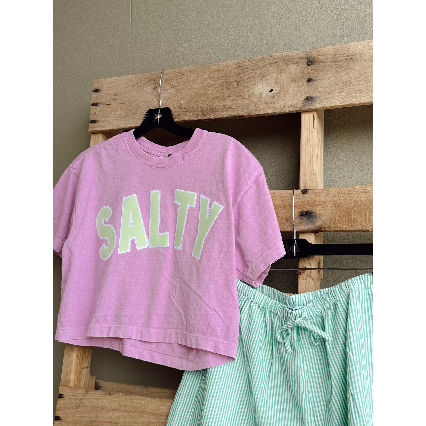 American Apparel SALTY Sewn Crop Tee