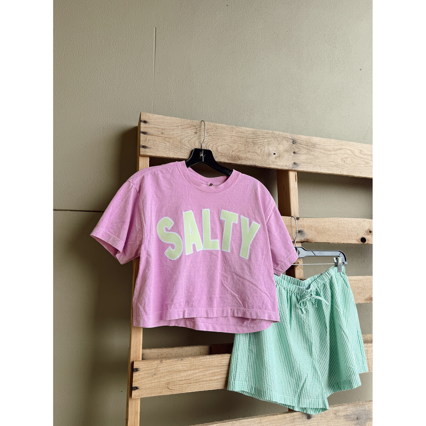 American Apparel SALTY Sewn Crop Tee