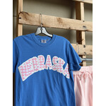comfort colors Nebraska Plaid w White Backing Tee