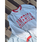 America Crewneck Oversized Sweatshirt