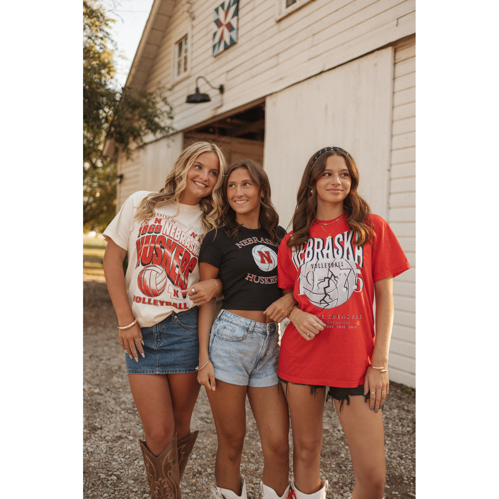 comfort colors Nebraska Huskers Volleyball Tee