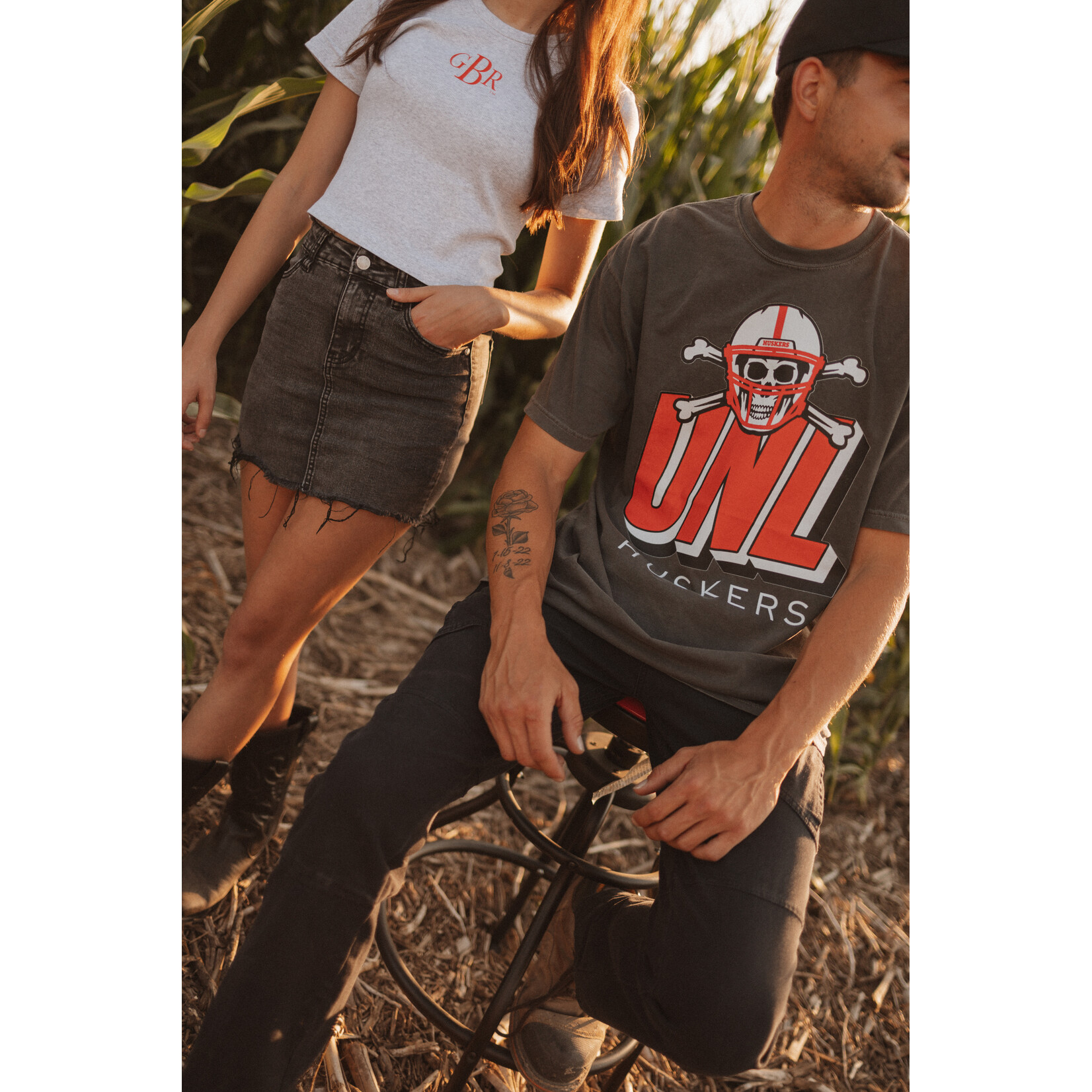 comfort colors UNL Huskers Blackshirts Tee