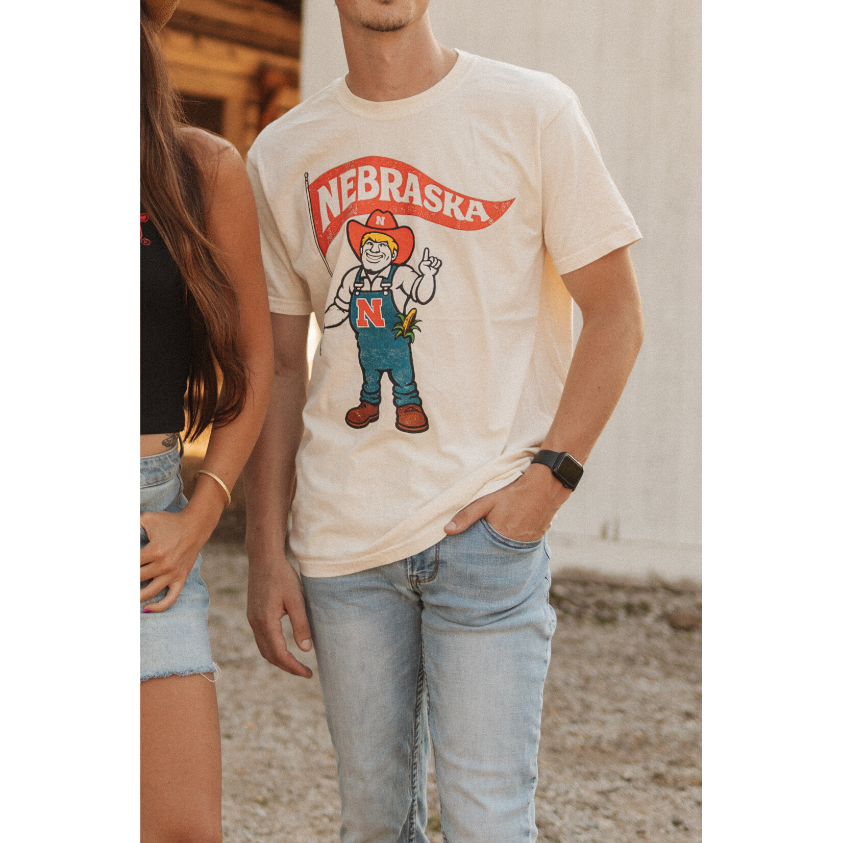 comfort colors Herbie with Flag Tee