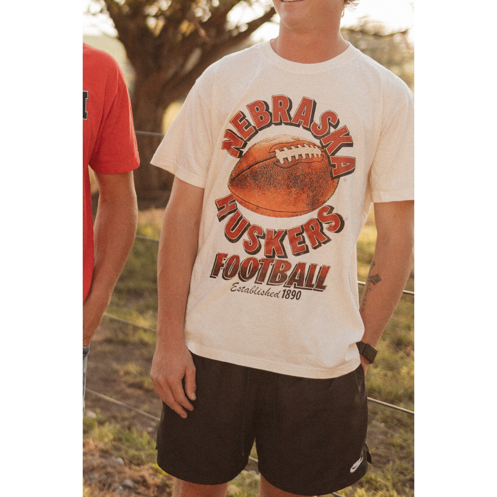 comfort colors Nebraska Huskers Football 1890 Tee
