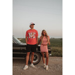 Huskers Mini Patch Stripe Mini Skirt