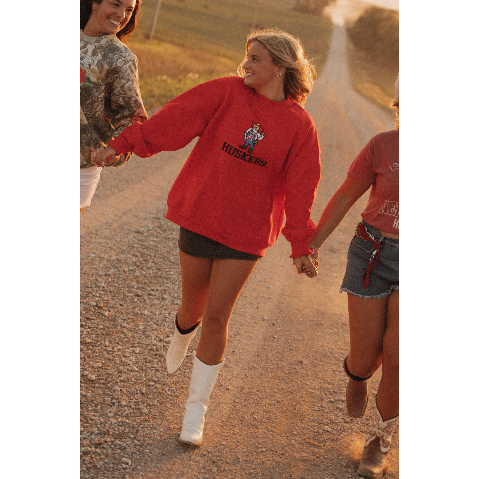Herbie Huskers Emb Mockneck