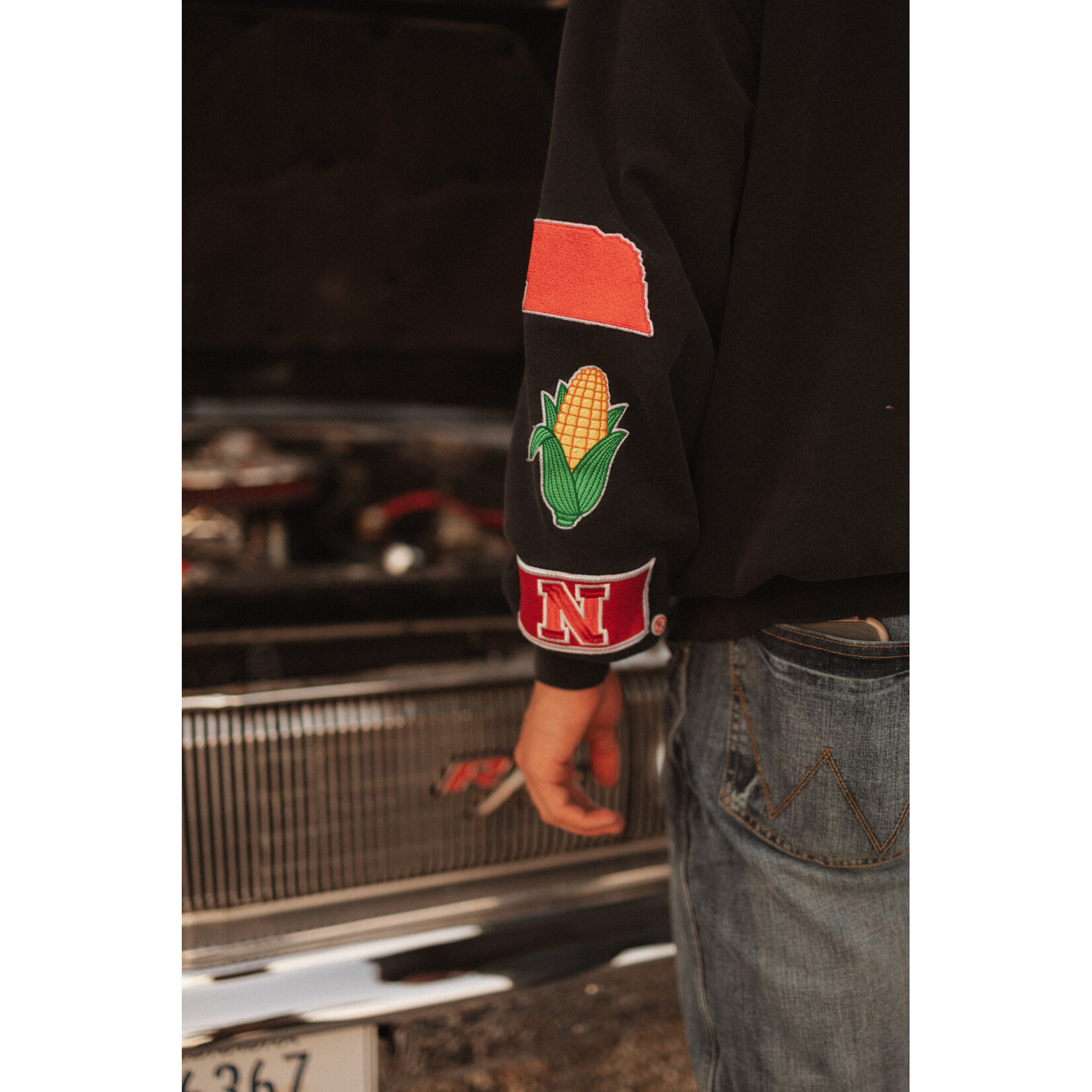 Huskers Patch Hoodie