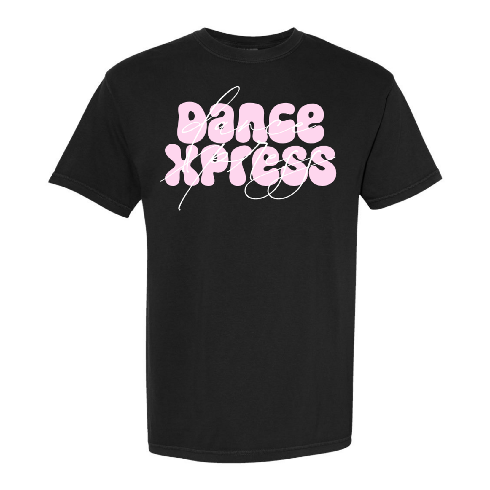 comfort colors Dance Xpress Bubble Cursive Tee