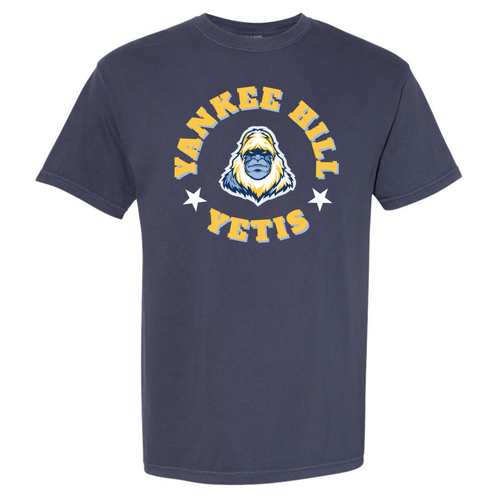 comfort colors Yankee Hill Yetis Circle Tee
