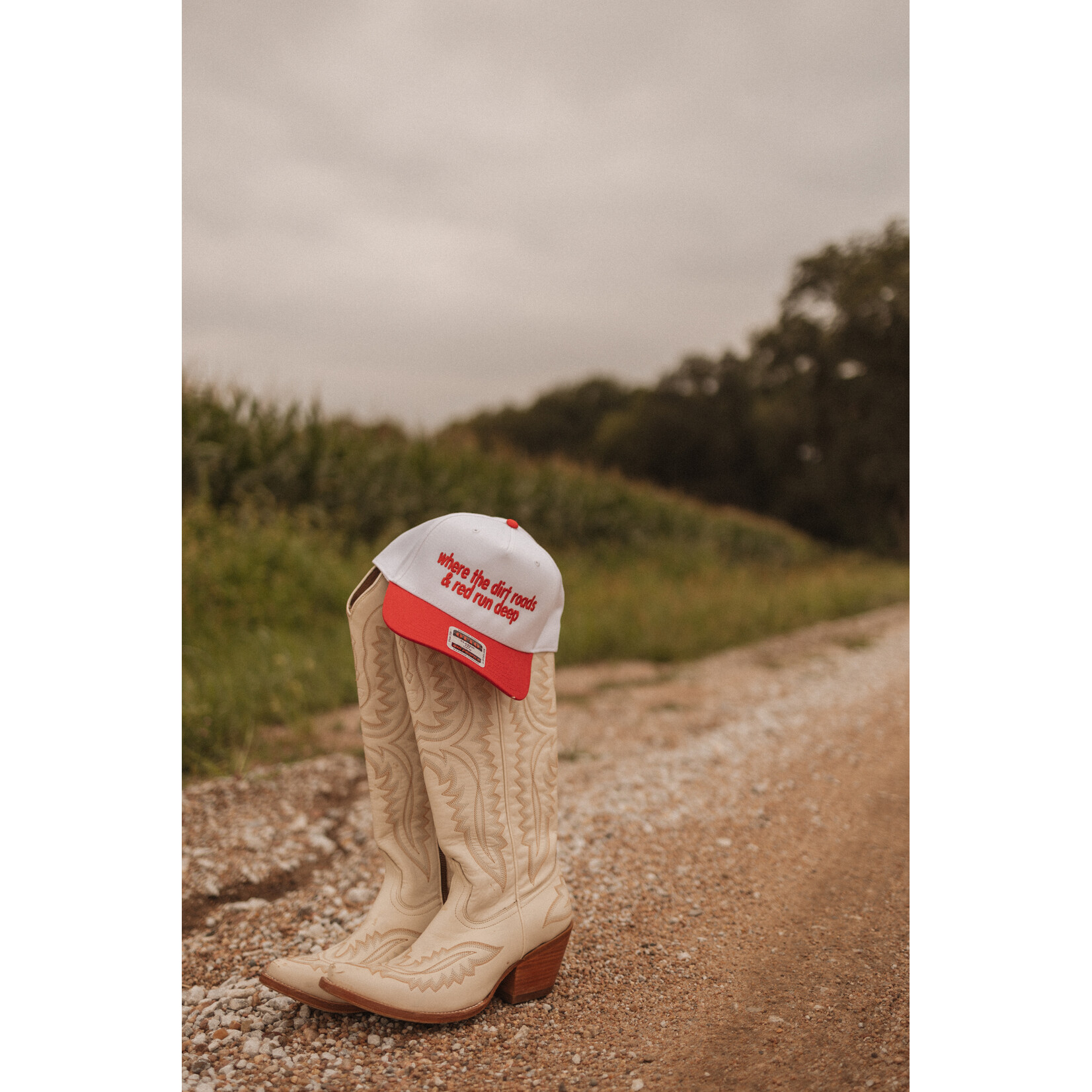 Otto Dirt Roads and Red Run Deep Emb. Hat