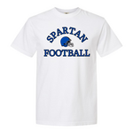 comfort colors Spartan Football Arch Tee