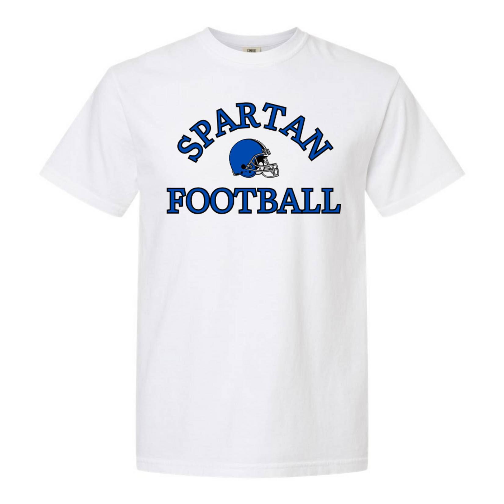 comfort colors Spartan Football Arch Tee
