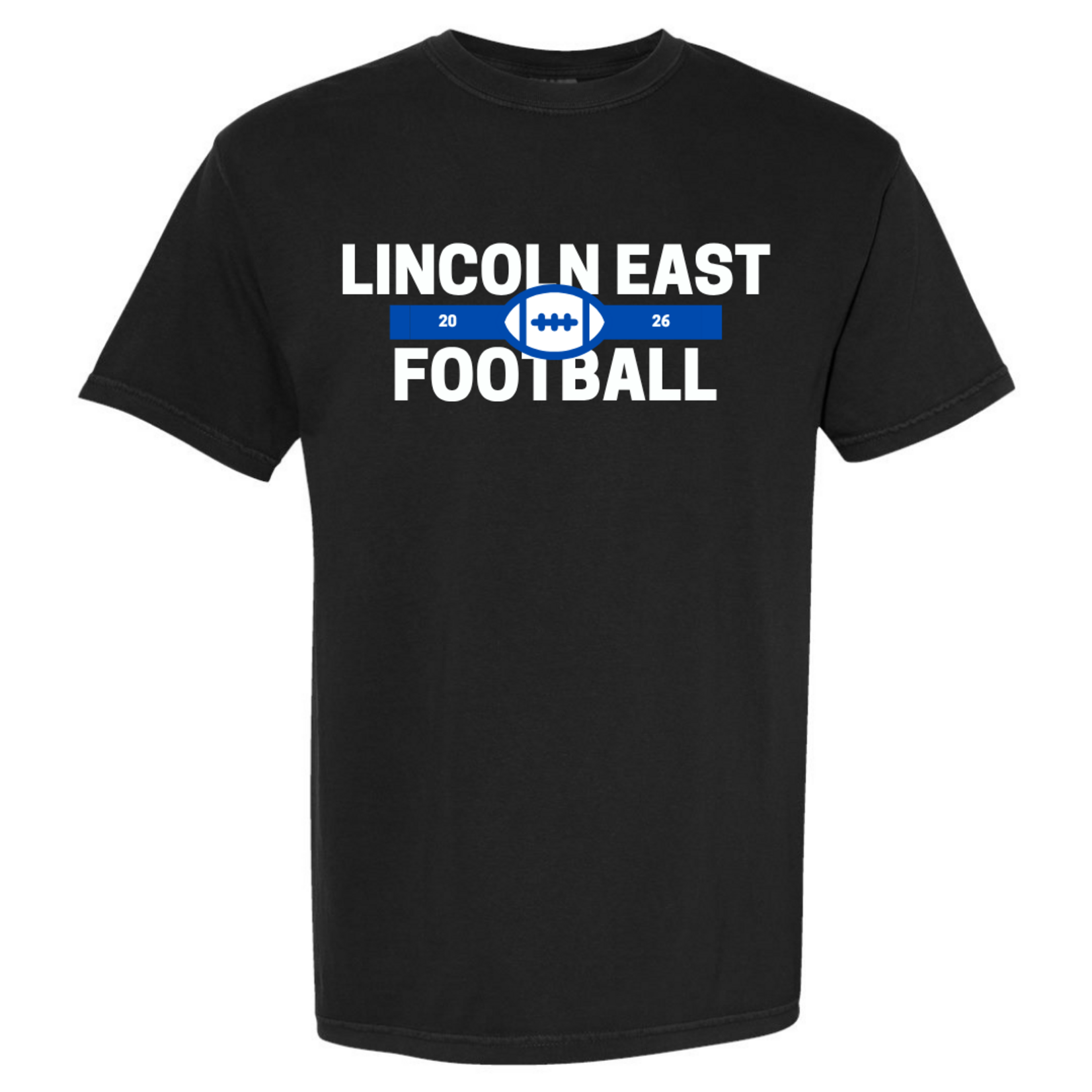 comfort colors Lincoln East Football Line Tee