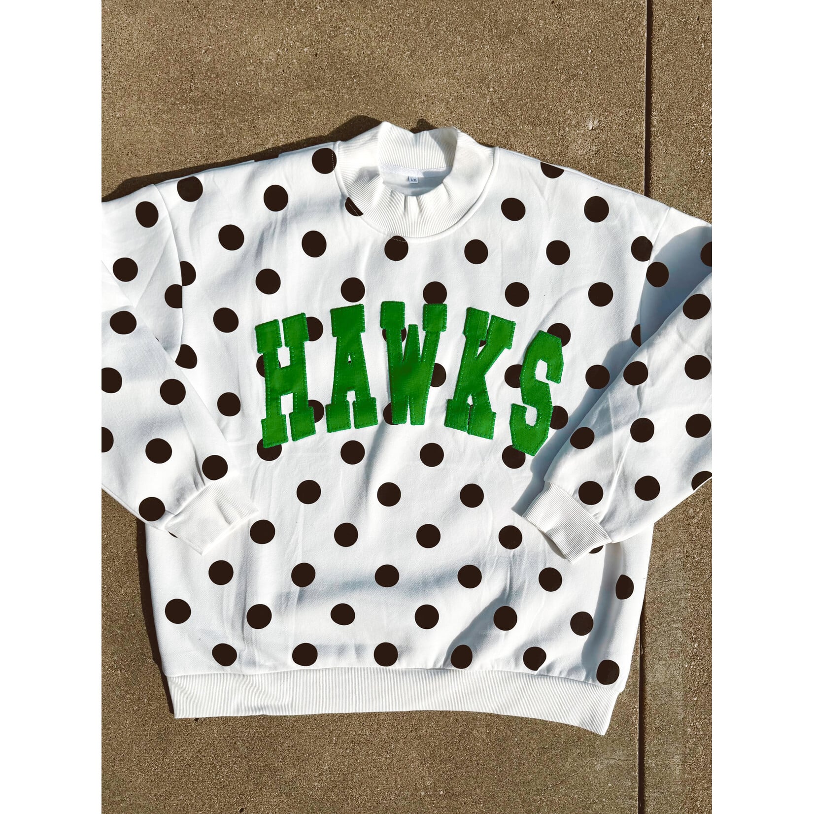 Custom Polka Dot Mockneck
