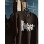 Gildan Huskers Silver Metallic Crew
