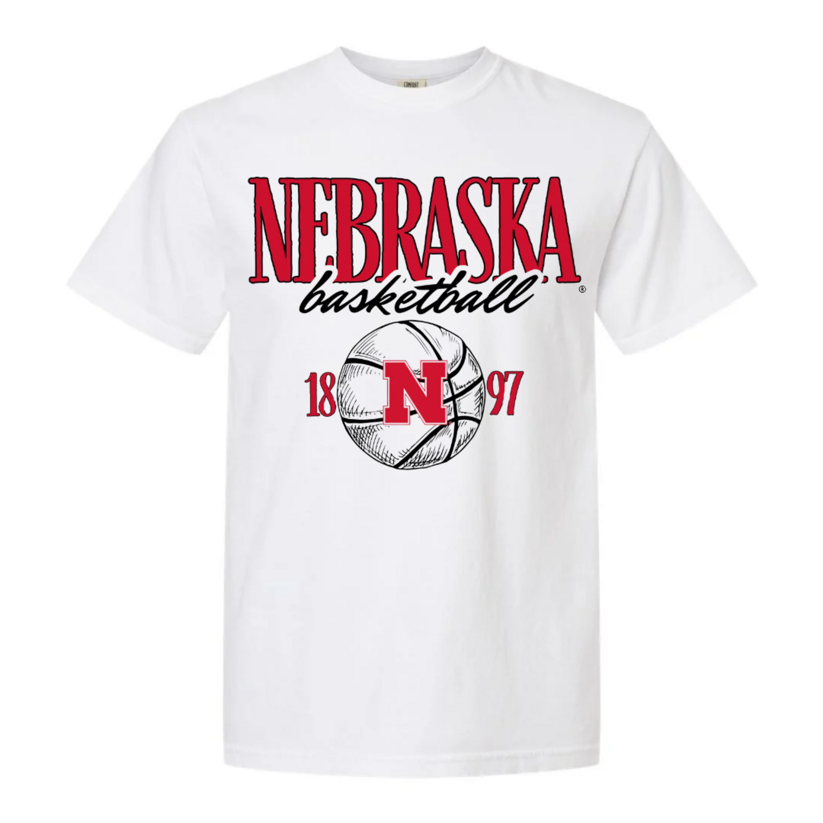 comfort colors Nebraska Basketball 1897 Tee