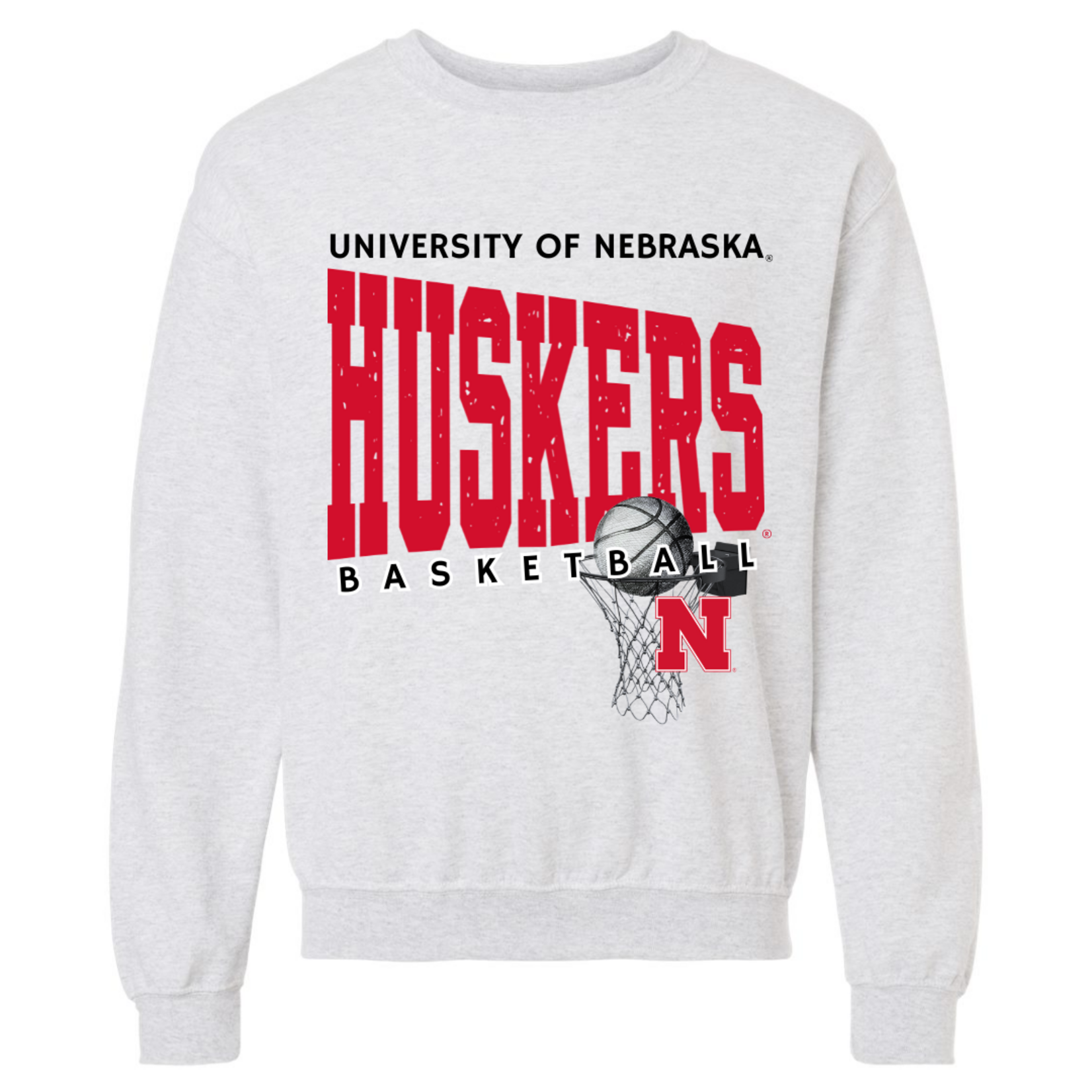 Gildan University of Nebraska Huskers Basketball Crew