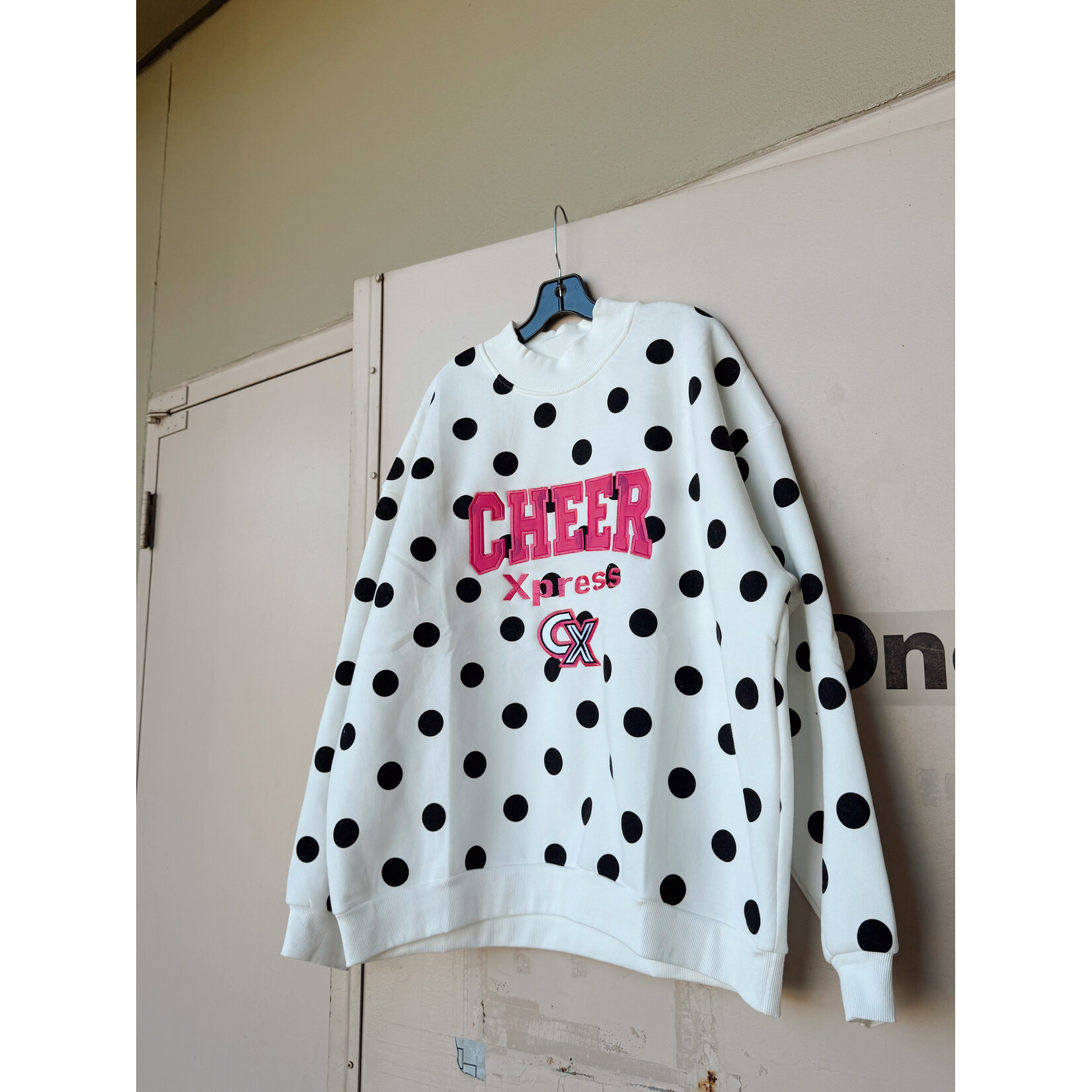 Cheer Xpress Polka Dot Mockneck