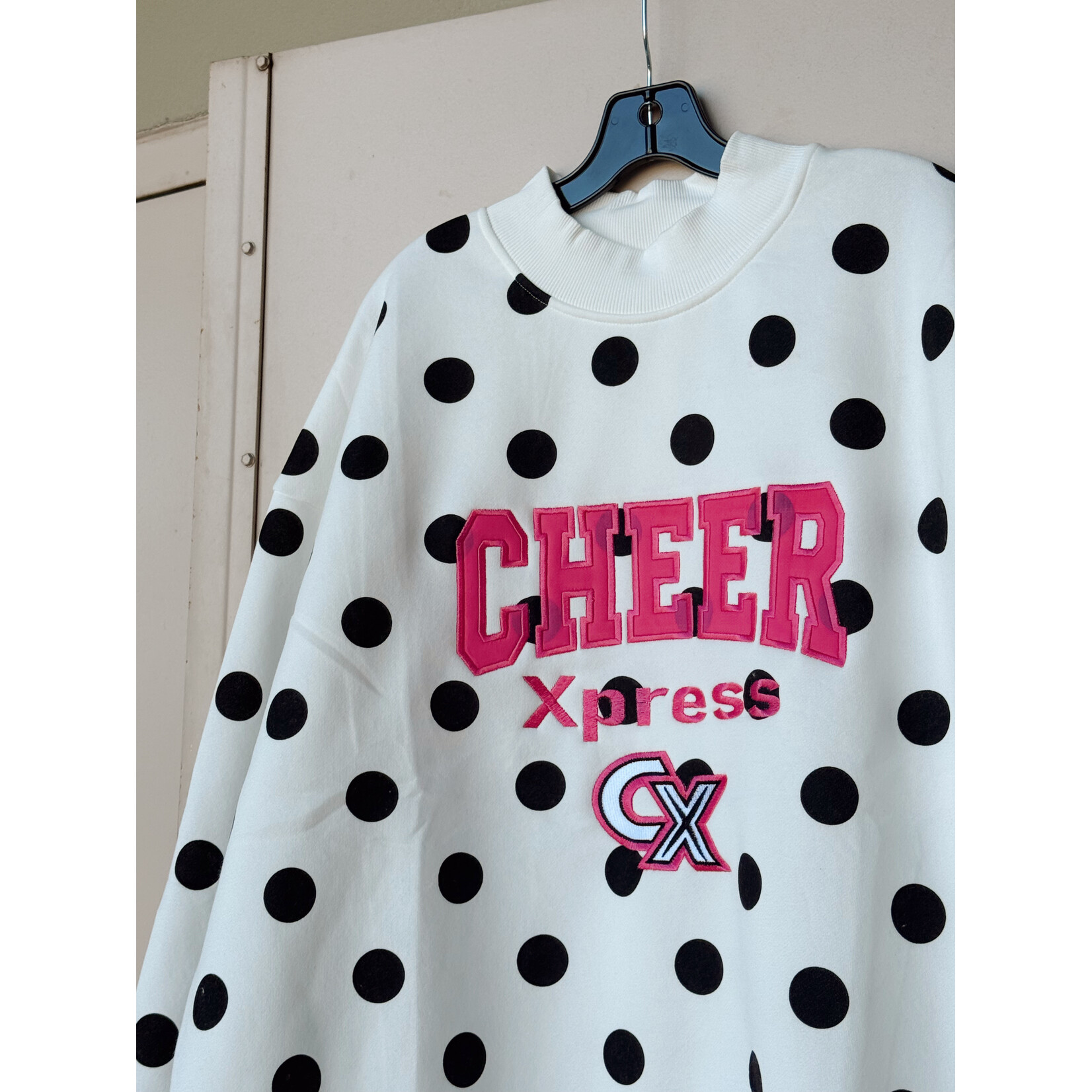 Cheer Xpress Polka Dot Mockneck
