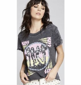 RECYCLED KARMA KISS DESTROYER 76 BOLT BURNOUT TEE