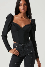 BETTY TOP BLACK