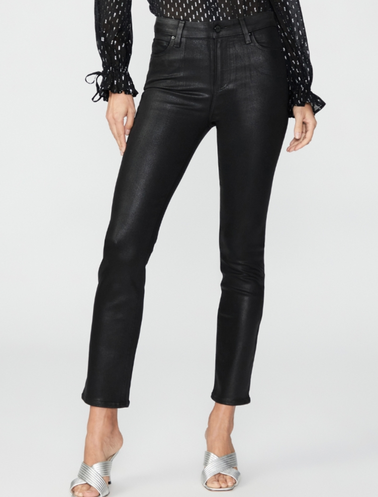 CINDY BLACK COATED FOG LUXE COATING JEANS